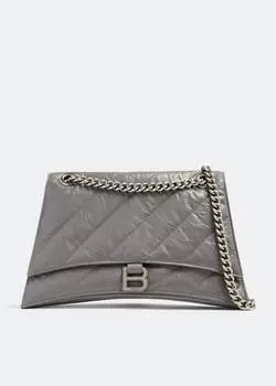 Сумка Balenciaga Crush Medium Chain, серый