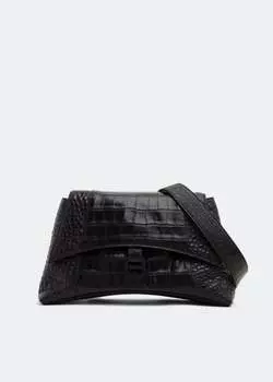 Сумка BALENCIAGA Downtown S shoulder, черный