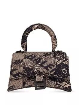 Сумка Balenciaga Hourglass XS на плечо, серый