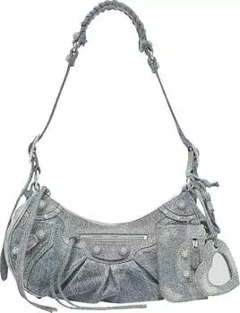 Сумка Balenciaga Le Cagole Small Shoulder Bag Blue, синий