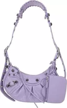 Сумка Balenciaga Le Cagole Xs Shoulder Bag Lilac, фиолетовый