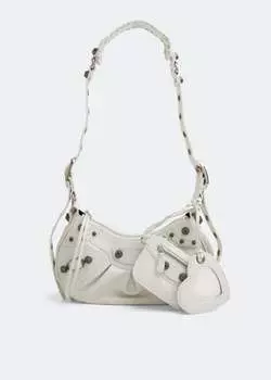 Сумка BALENCIAGA Le Cagole XS shoulder, белый