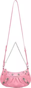 Сумка Balenciaga Mini Le Cagole Chain Bag Sweet Pink, розовый