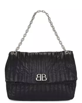 Сумка Balenciaga Monaco XL Chain, черный