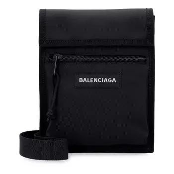 Сумка Balenciaga Nylon Messenger, черный