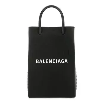 Сумка Balenciaga Shopping Phone Holder, черный