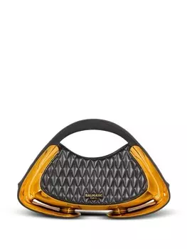Сумка Balmain Jolie Madame дизайнерская комбинированная, черно-золотой