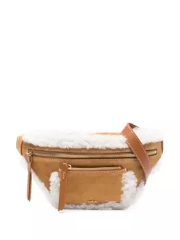 Сумка-банан на пояс Ba&Sh, коричневый