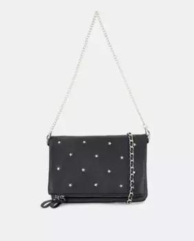 Сумка-бандо с цепями и звездами Green Coast, черный