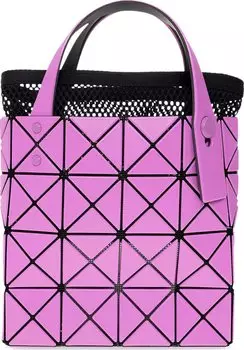Сумка Bao Bao Issey Miyake Lucent Boxy Tote Bag Rose Pink, розовый