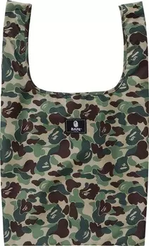 Сумка BAPE ABC Camo L Shopping Bag Green, зеленый