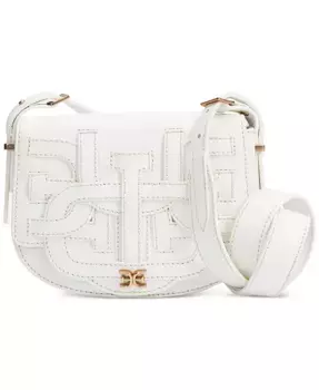 Сумка Bay Small Dye Cut Saddle Sam Edelman, коричневый/бежевый