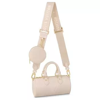 Сумка Bb Papillon Embossed Creme Beige LOUIS VUITTON