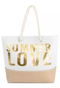 Сумка BEACH BAG Normani, цвет beige, grey, gold-coloured