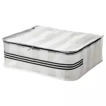 Сумка, белый/прозрачный, 55х49х19 см, GRSNYGG IKEA