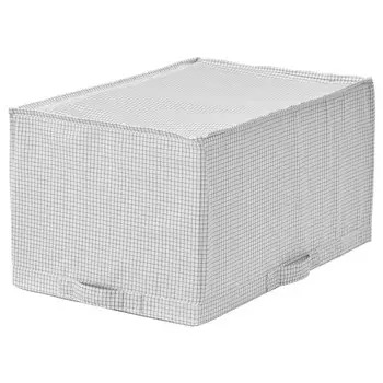 Сумка, белый/серый, 34х51х28 см, STUK IKEA