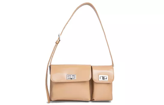 Сумка Billy Leather Portable Crossbody, женская, цвет абрикос By Far