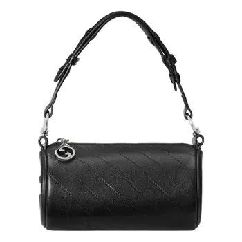 Сумка blondie mini shoulder bag 'black' Gucci, черный