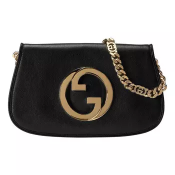 Сумка blondie shoulder bag 'black' Gucci, черный