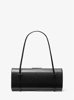 Сумка-Бочонок из кожи Натали Michael Kors, черный