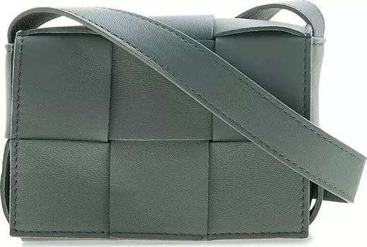 Сумка Bottega Veneta Candy Cassette Bag New Sauge/Gold, зеленый