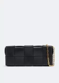 Сумка Bottega Veneta Cassette Chain Pouch, черный