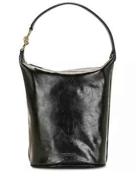 Сумка Bottega Veneta Knot Shoulder, цвет Dark Green & M Brass