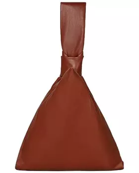 Сумка Bottega Veneta Leather Knot, цвет Rust & Gold