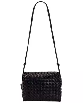 Сумка Bottega Veneta Loop, цвет Black & Gold