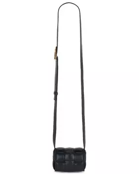 Сумка Bottega Veneta Mini Candy Cassette Camera, цвет Black & Gold