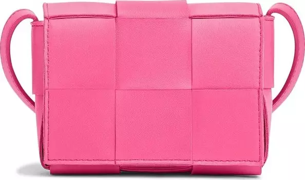 Сумка Bottega Veneta Mini Cassette Bag Bon Bon/Silver, серебряный
