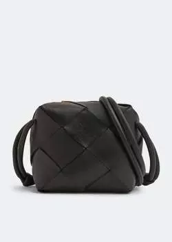 Сумка Bottega Veneta Mini Cassette Camera, черный