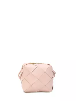 Сумка Bottega Veneta Mini Cassette Camera, розовый