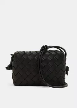 Сумка Bottega Veneta Mini Loop Camera, черный