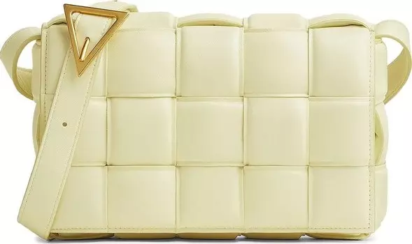 Сумка Bottega Veneta Padded Cassette Bag Washed Zest, желтый