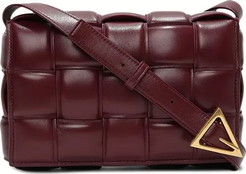 Сумка Bottega Veneta Padded Cassette Barolo/Gold, коричневый