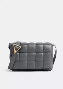 Сумка Bottega Veneta Padded Cassette, серый