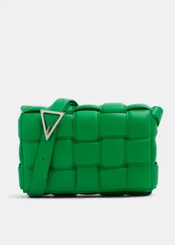 Сумка Bottega Veneta Padded Cassette, зеленый