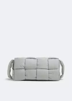 Сумка BOTTEGA VENETA Padded Tech Cassette bag, серый