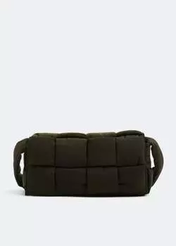 Сумка BOTTEGA VENETA Padded Tech Cassette bag, зеленый