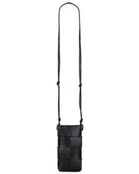 Сумка Bottega Veneta Phone Pouch, цвет Black & Gold