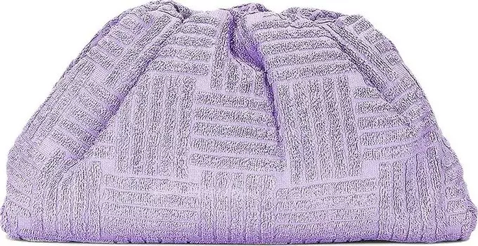 Сумка Bottega Veneta Pouch Clutch Wisteria/Silver, фиолетовый