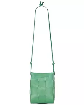 Сумка Bottega Veneta Small Bucket Crossbody, цвет Mermaid
