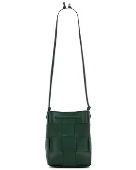Сумка Bottega Veneta Small Crossbody Bucket, цвет Raintree & Gold