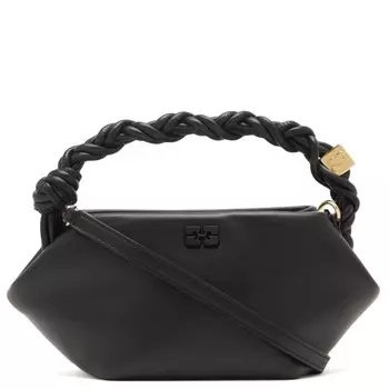 Сумка Боу мини Ganni, черный