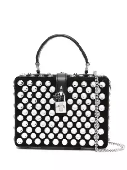 Сумка Box с кристаллами DOLCE & GABBANA, черный