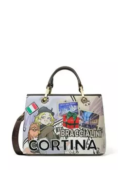 Сумка Braccialini, коричневый