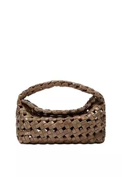 Сумка BRAIDED Massimo Dutti, песочный