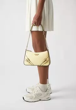 Сумка BRAMINA TOP ZIP SHOULDER Guess, светло-желтый