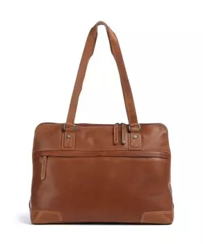 Сумка branson на плечо branson из коровьего воска, 14 дюймов, из воловьей кожи The Chesterfield Brand, коричневый